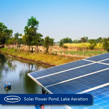 Aerasi Kolam, Tasik Tenaga Solar